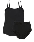 Strappy Vest Twin Set ~ Black