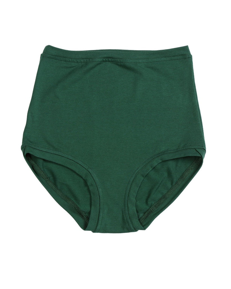 High Rise Pants Emerald