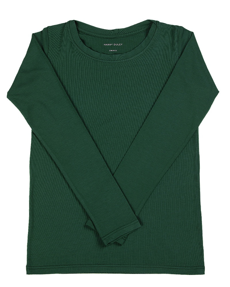 Long Sleeve Layering Tee ~ Emerald