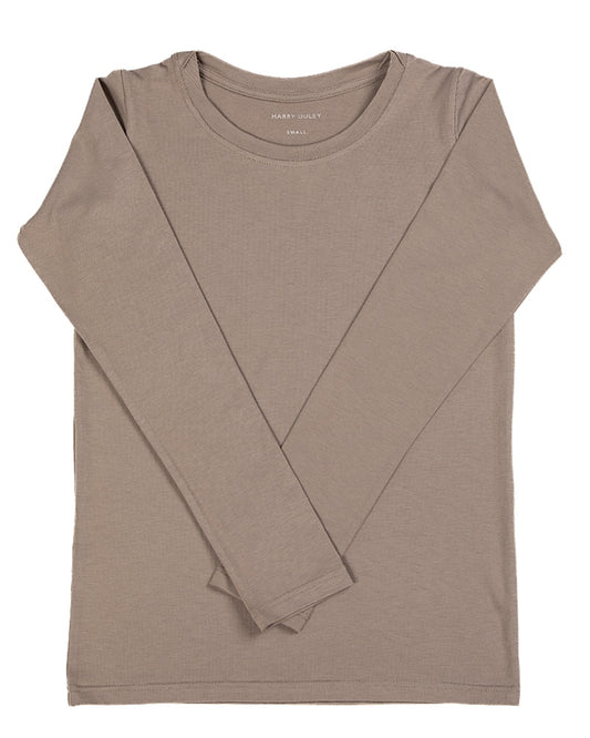Long Sleeve Layering Tee ~ Stone