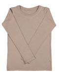 Long Sleeve Layering Tee ~ Stone