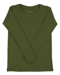 Long Sleeve Layering Tee ~ Moss Green