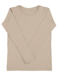 Long Sleeve Layering Tee ~ Sand