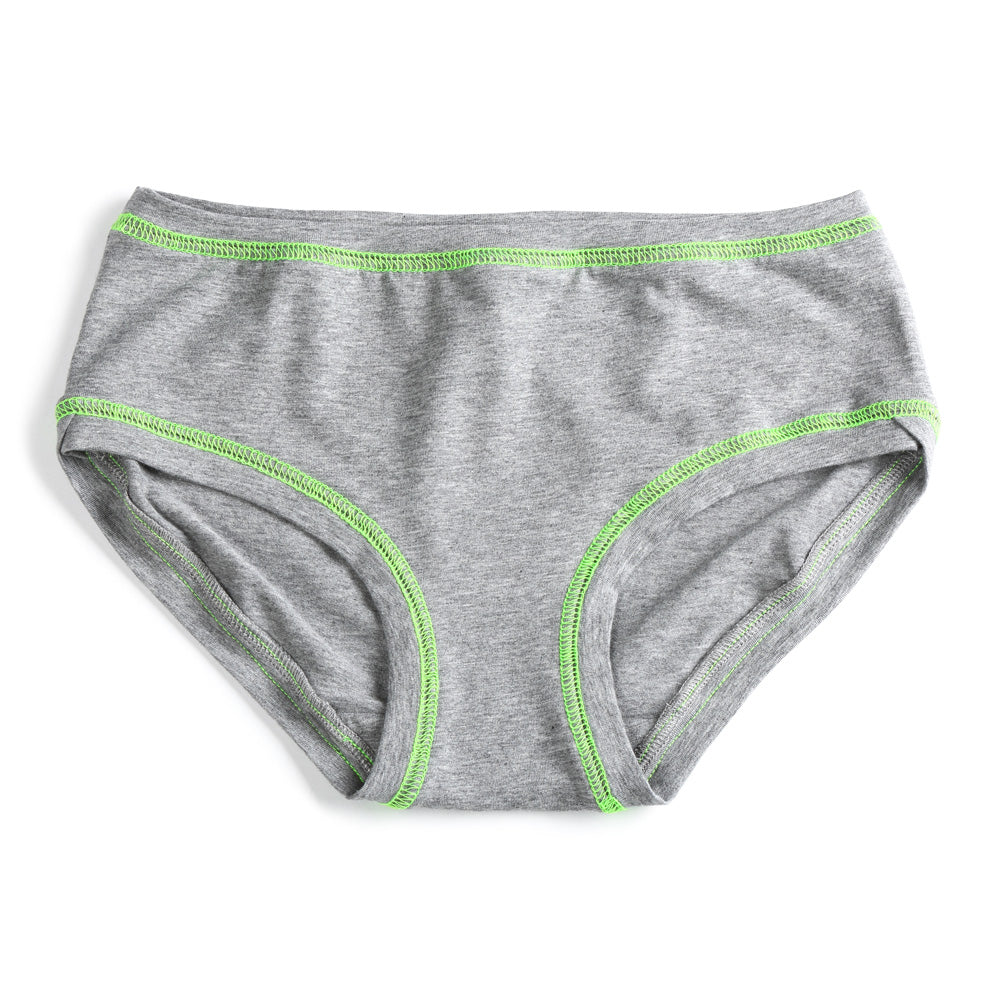 Low Rise Pants ~ Grey/Neon Green